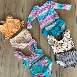 Rufflebutt swimsuits - 6-12months